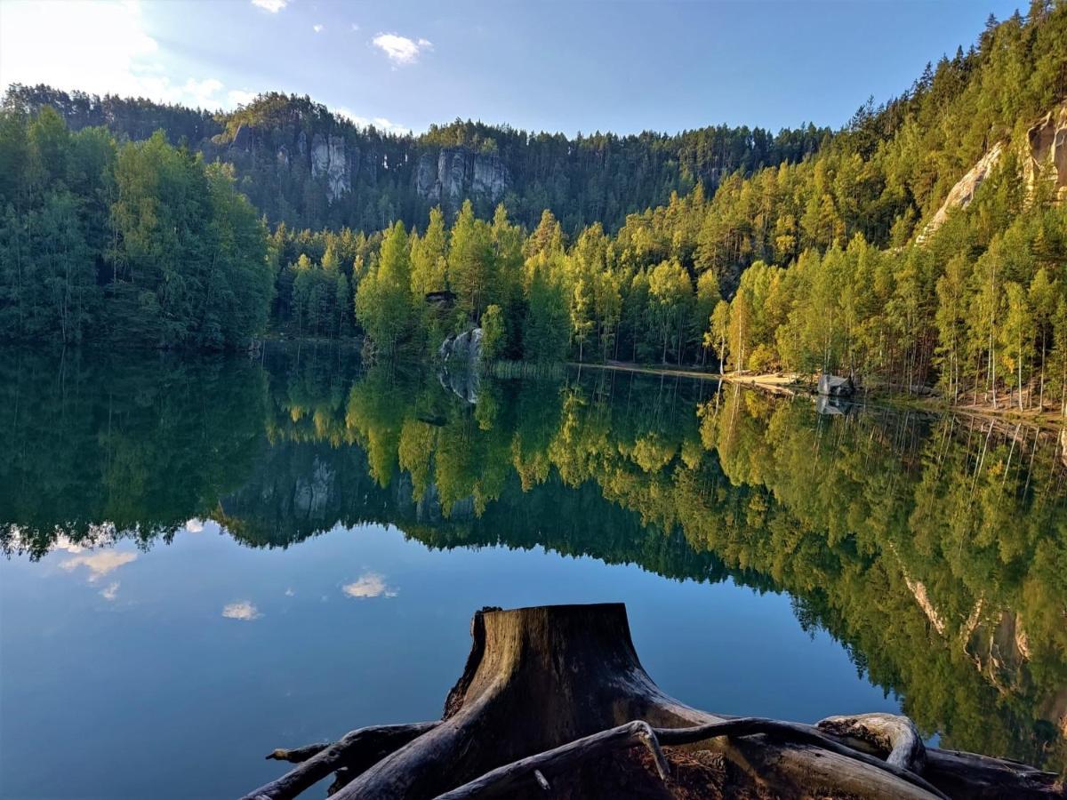 Apartmany Pod Krizovym Vrchem Adrspach Bagian luar foto